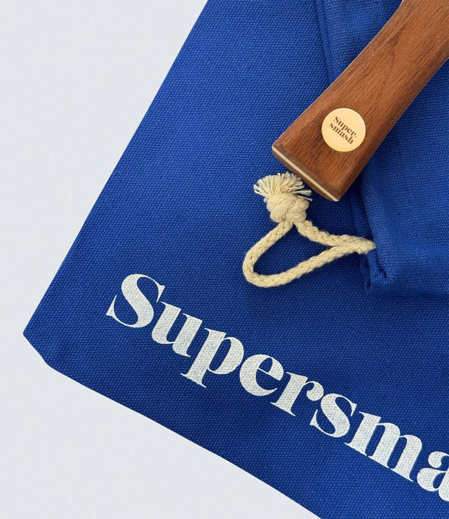 A premium "Supersmash" cotton bag