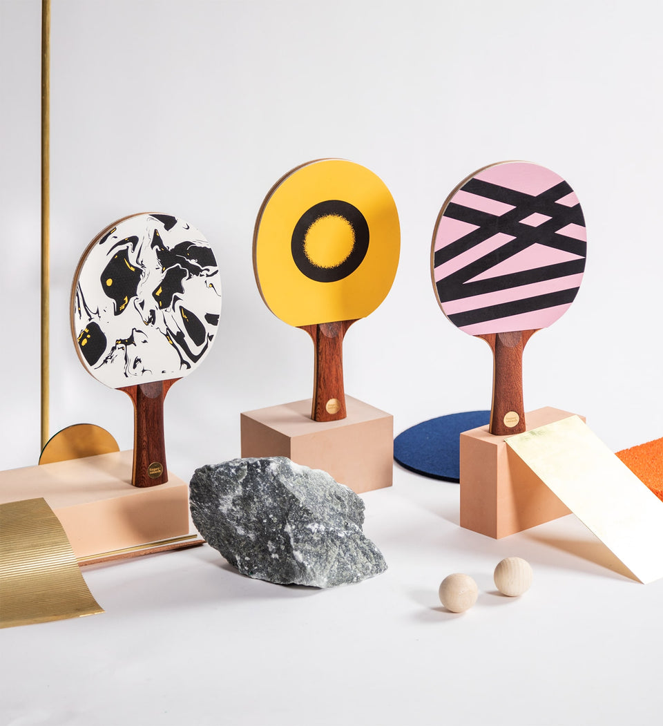 Ping pong paddles for design snobs